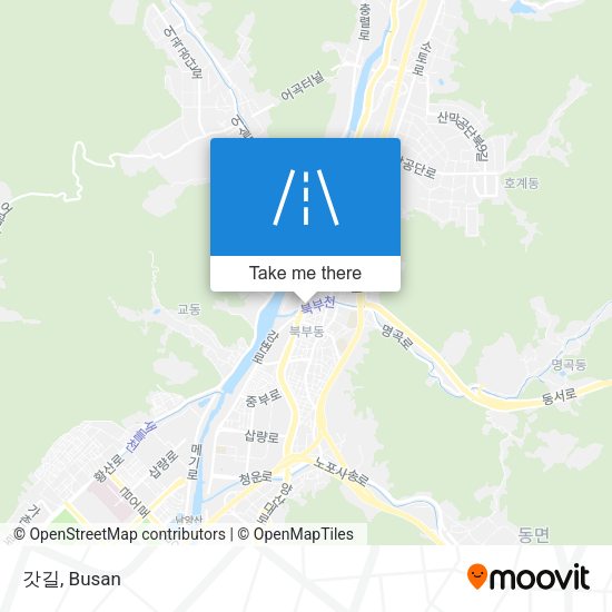 갓길 map
