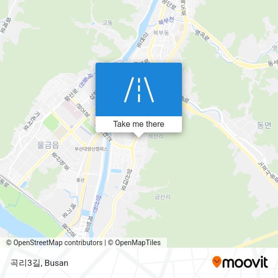 곡리3길 map