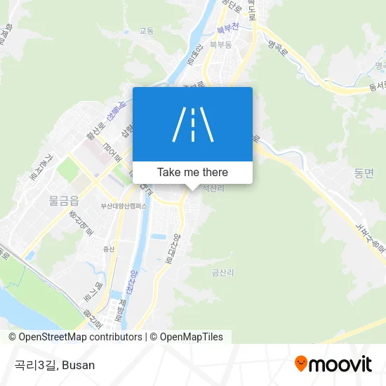 곡리3길 map
