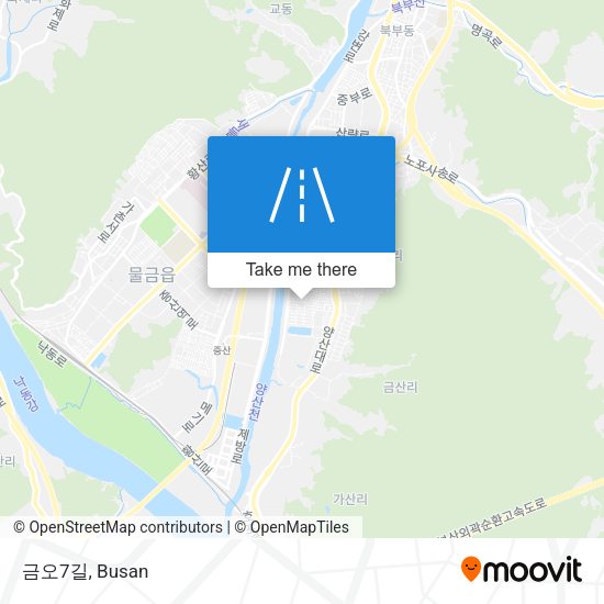금오7길 map