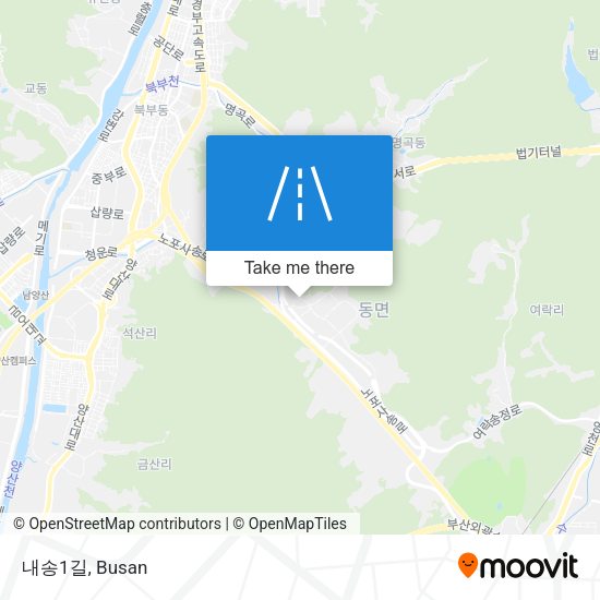 내송1길 map