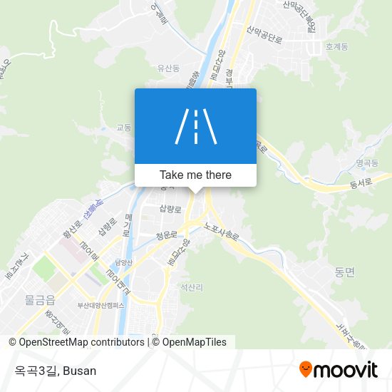 옥곡3길 map