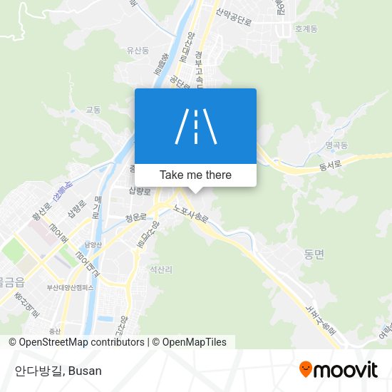 안다방길 map