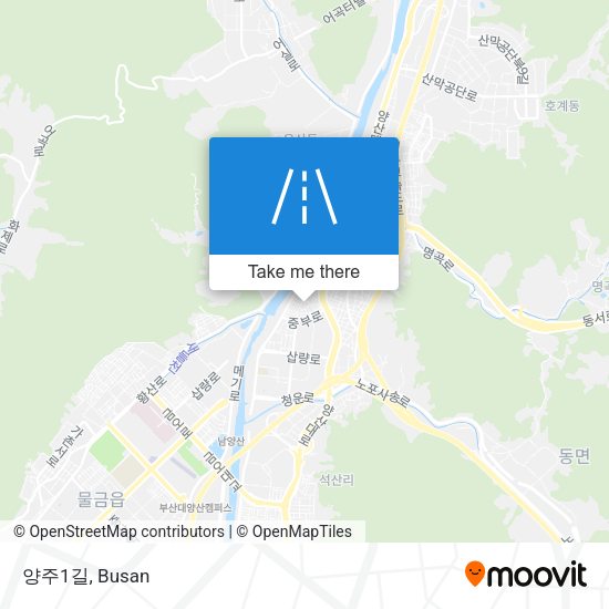 양주1길 map