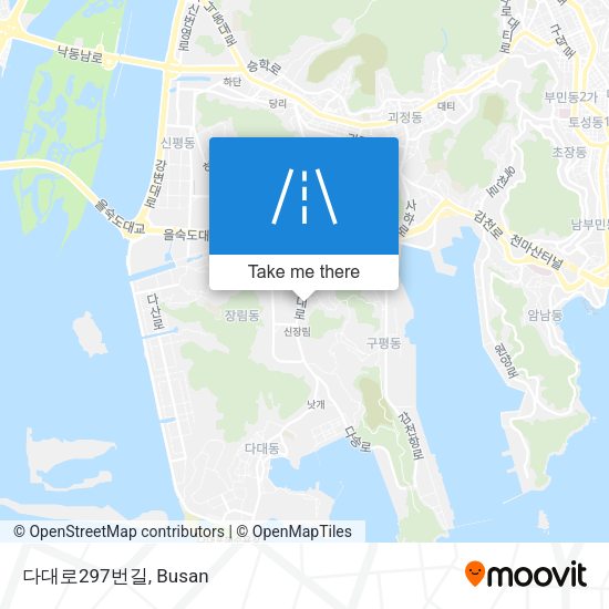 다대로297번길 map