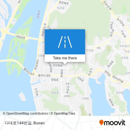 다대로144번길 map