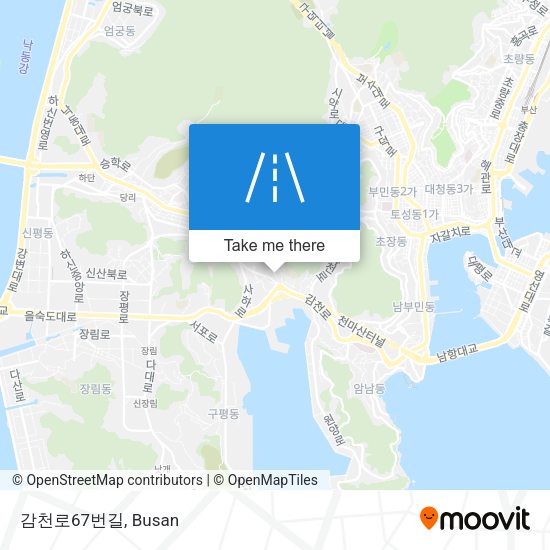 감천로67번길 map