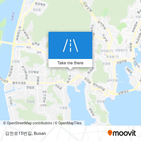 감천로15번길 map