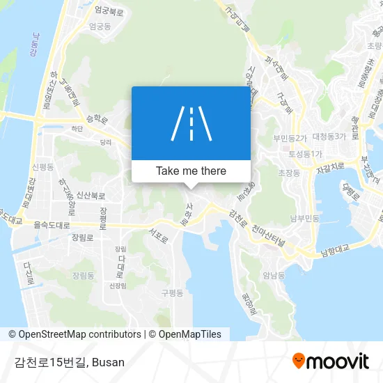감천로15번길 map