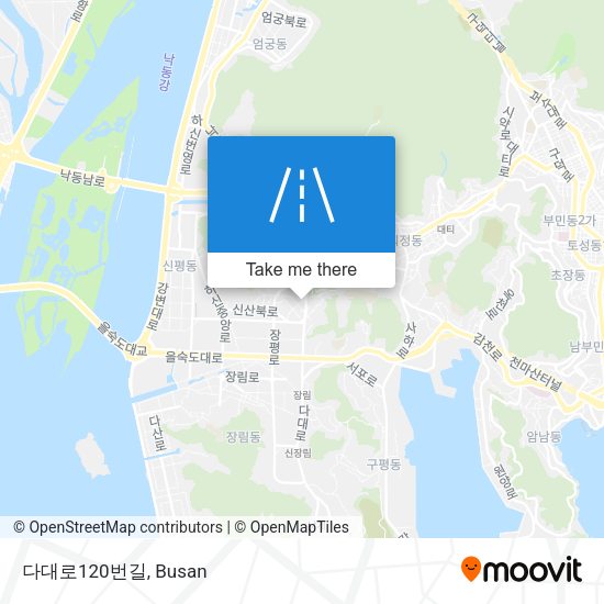 다대로120번길 map