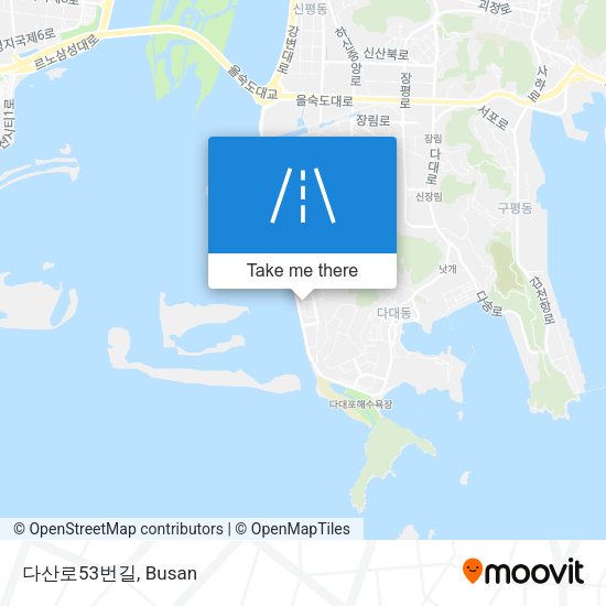 다산로53번길 map