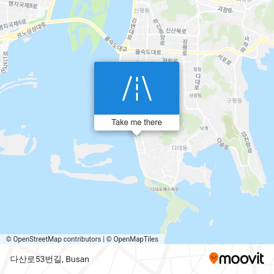 다산로53번길 map