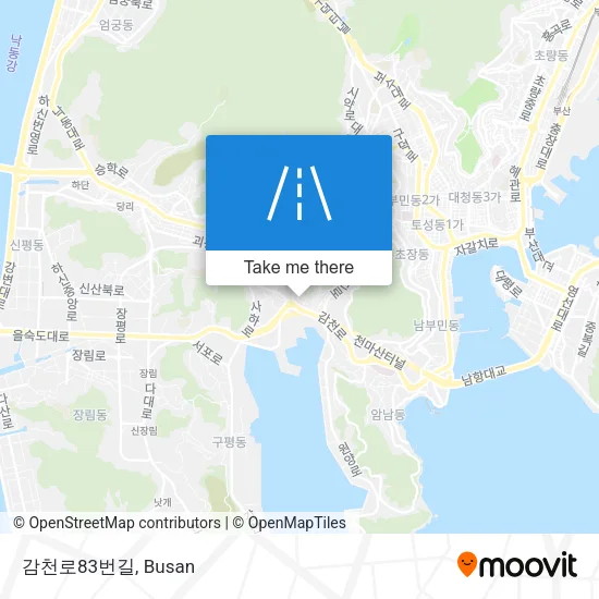 감천로83번길 map