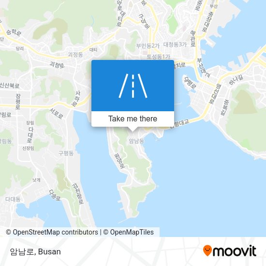 암남로 map
