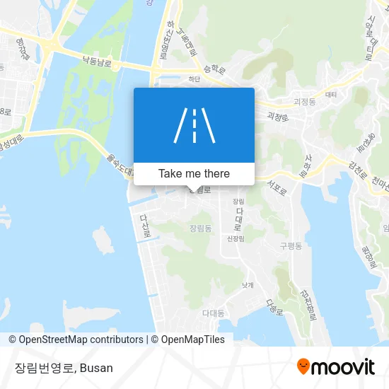장림번영로 map