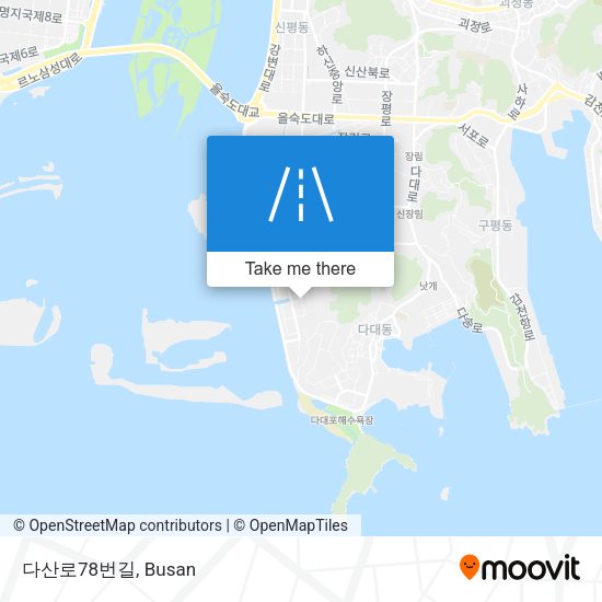 다산로78번길 map