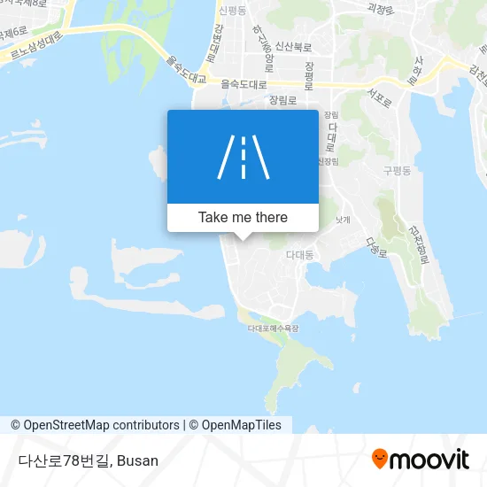 다산로78번길 map