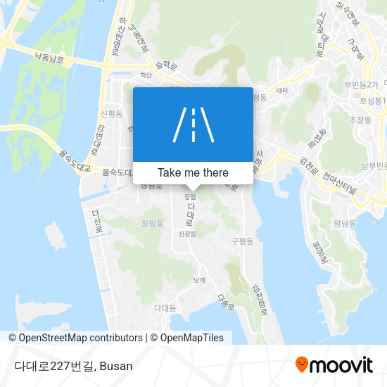 다대로227번길 map