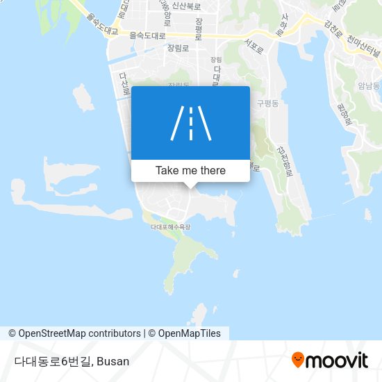 다대동로6번길 map