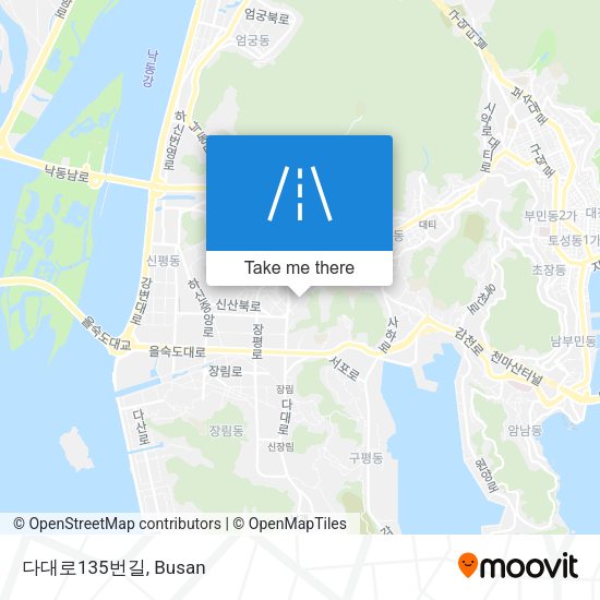 다대로135번길 map