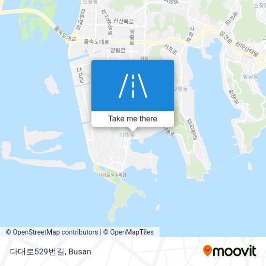 다대로529번길 map