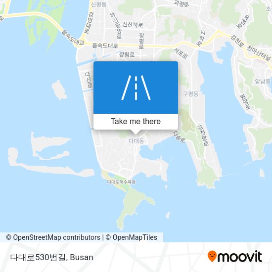 다대로530번길 map