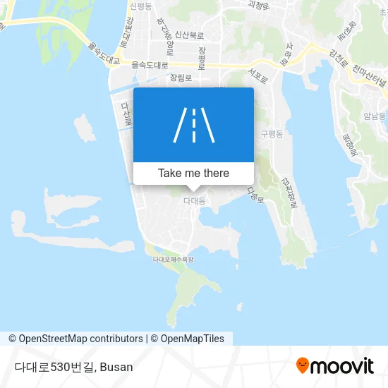 다대로530번길 map