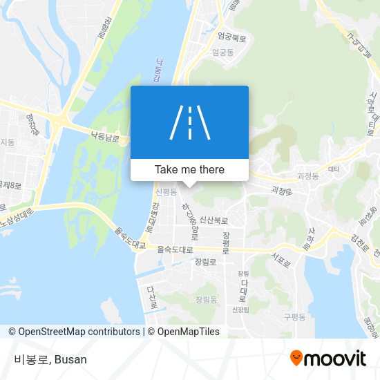 비봉로 map