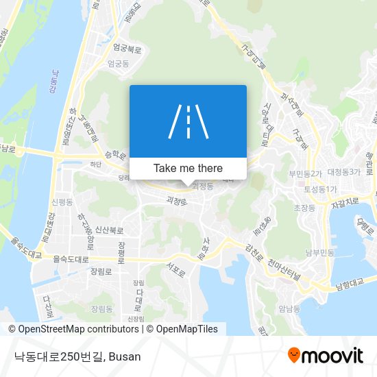 낙동대로250번길 map