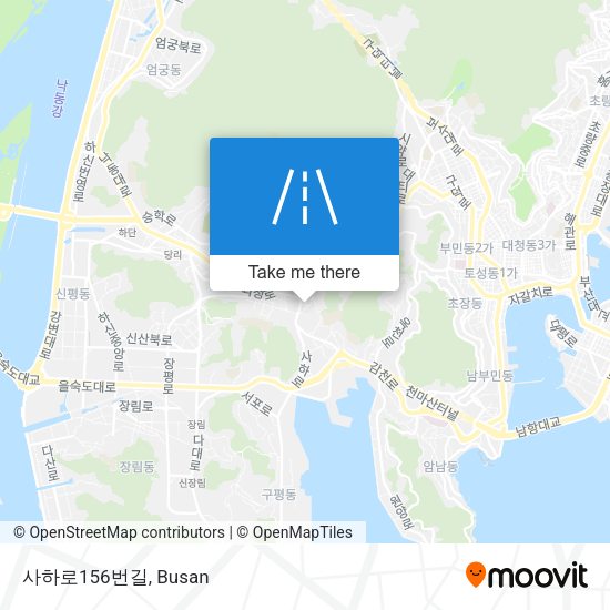 사하로156번길 map