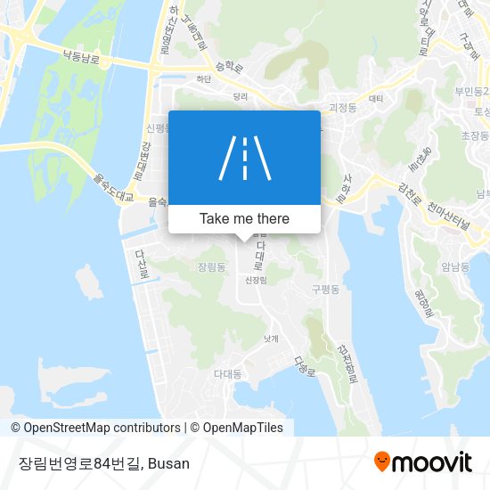 장림번영로84번길 map