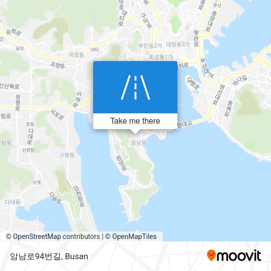 암남로94번길 map