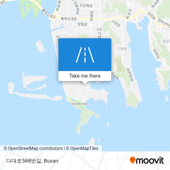 다대로568번길 map