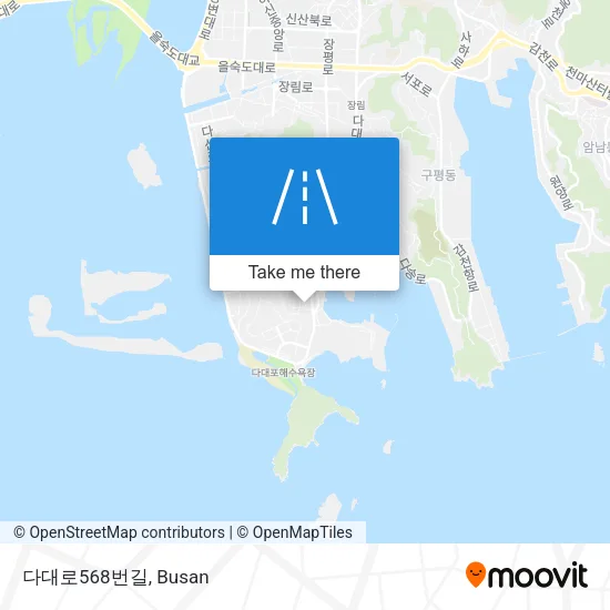 다대로568번길 map