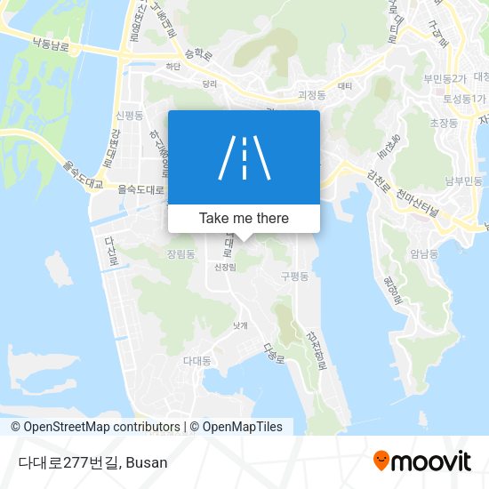 다대로277번길 map