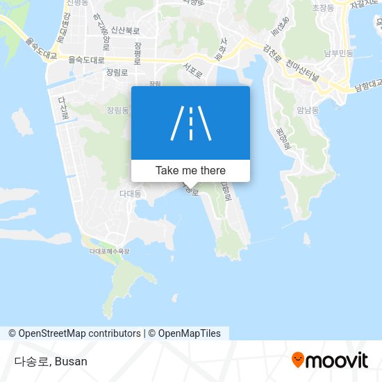 다송로 map