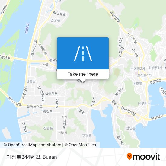 괴정로244번길 map