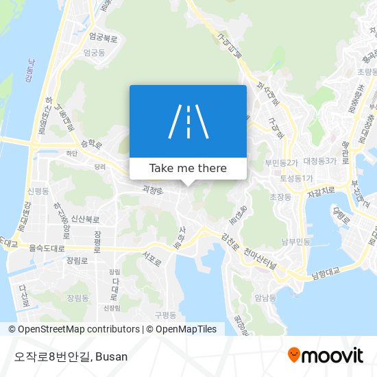 오작로8번안길 map