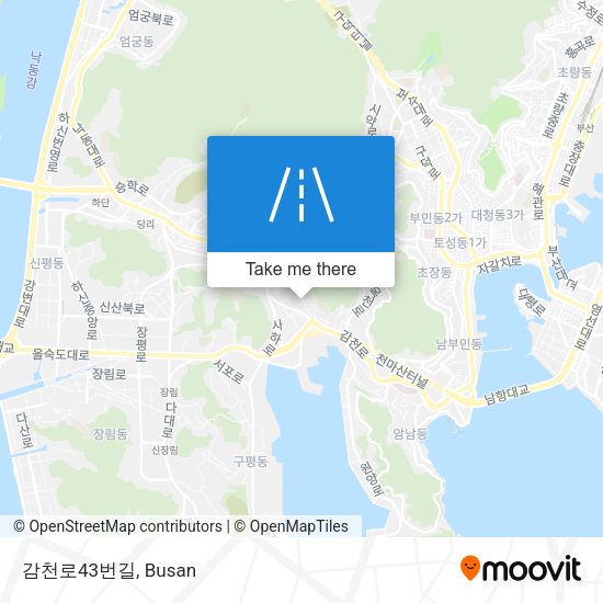 감천로43번길 map