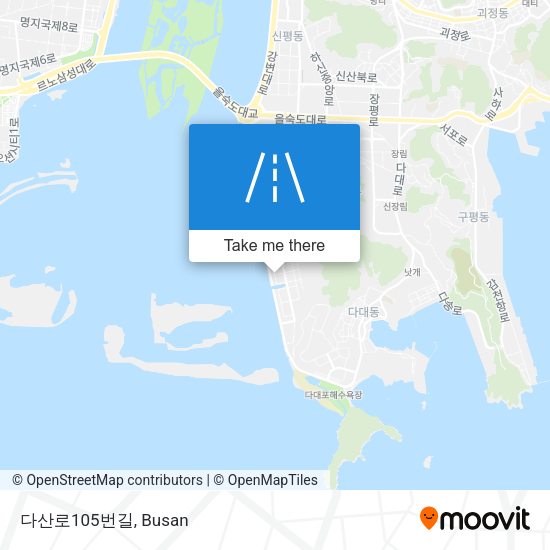 다산로105번길 map