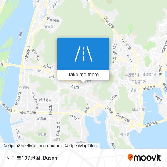 사하로197번길 map