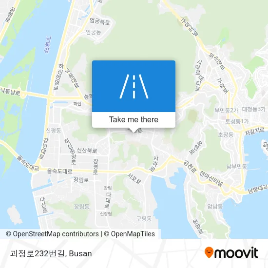 괴정로232번길 map