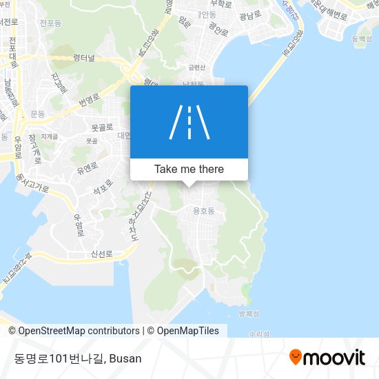 동명로101번나길 map