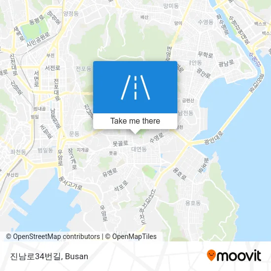 진남로34번길 map