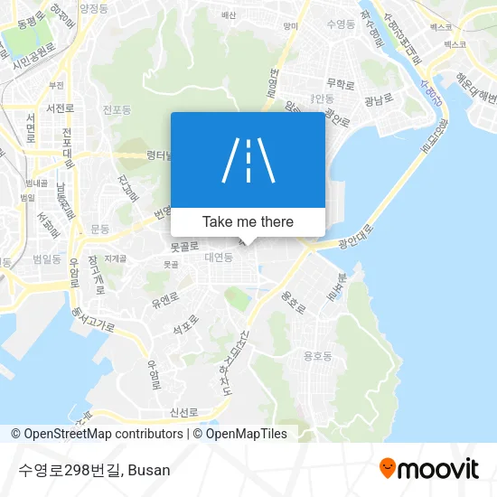 수영로298번길 map