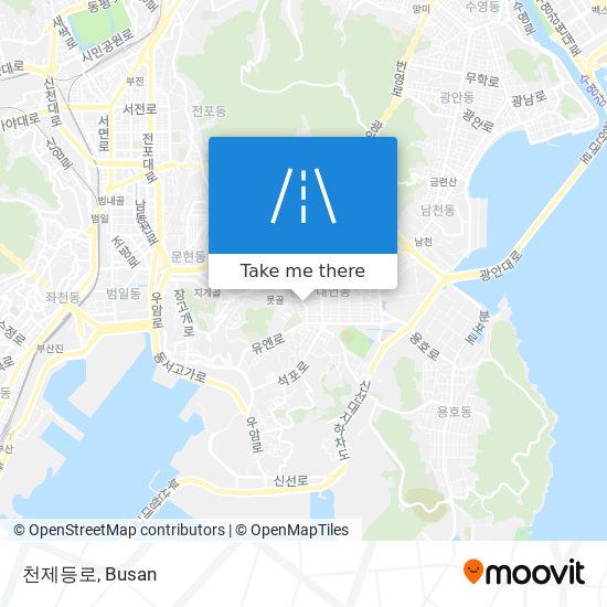 천제등로 map