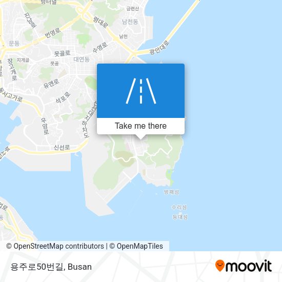 용주로50번길 map