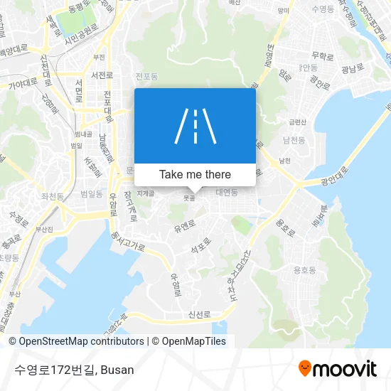 수영로172번길 map