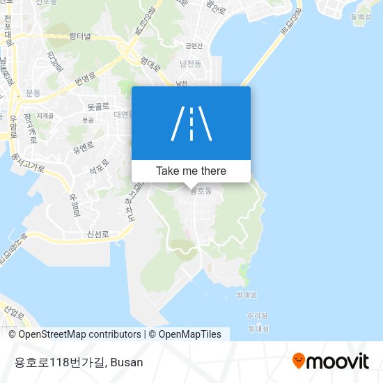 용호로118번가길 map