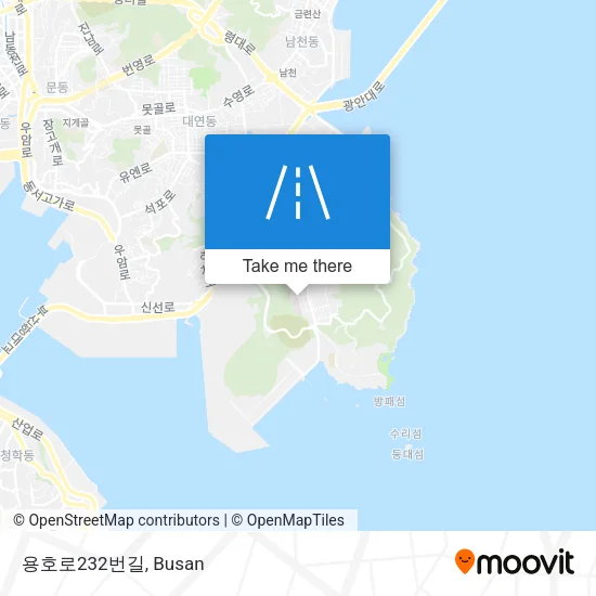 용호로232번길 map